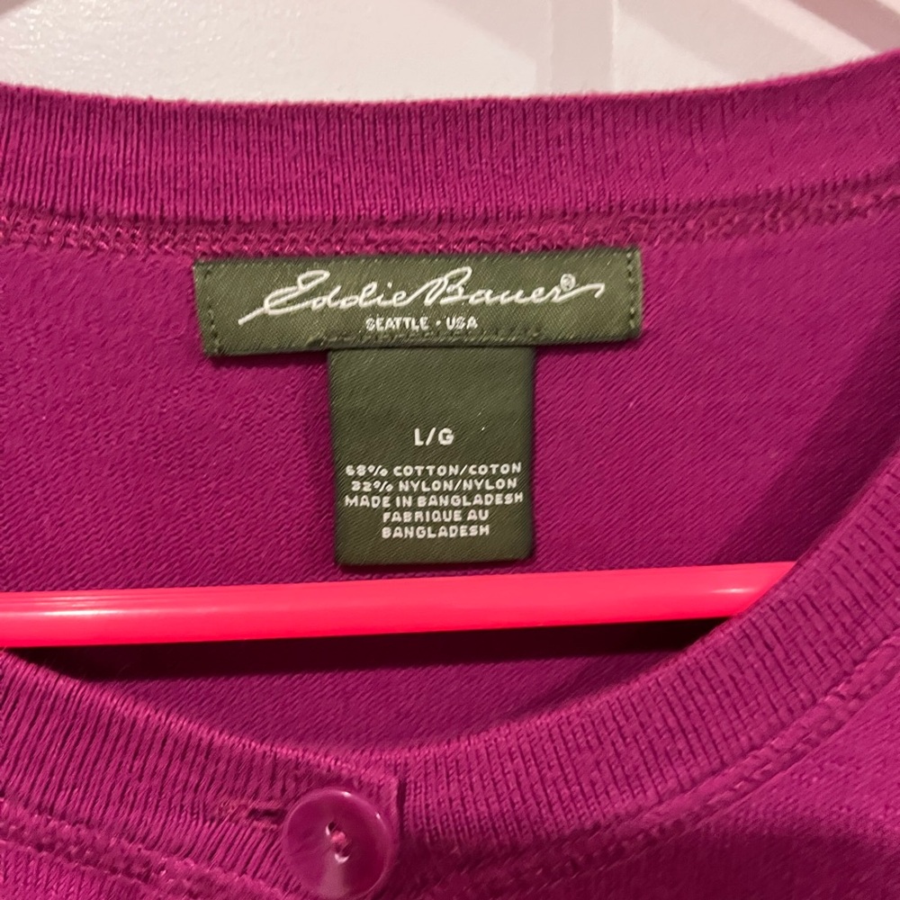 Eddie Bauer Women's Cardigan - Purple